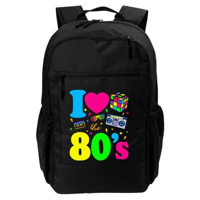 I Love The 80s Clothes Party Funny Backpack