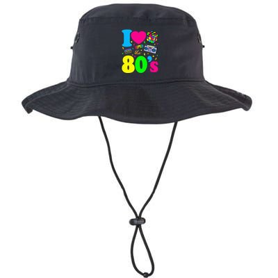 I Love The 80s Clothes Party Funny Bucket Hat
