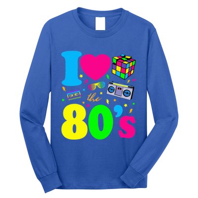 I Love The 80s Clothes Party Funny Long Sleeve Shirt