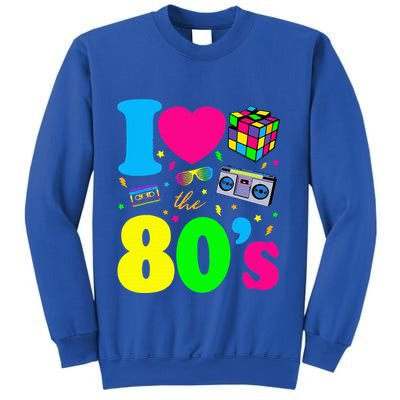 I Love The 80s Clothes Party Funny Sweatshirt