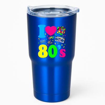 I Love The 80s Clothes Party Funny Tumbler