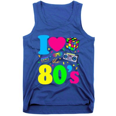 I Love The 80s Clothes Party Funny Tank Top