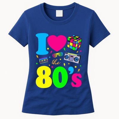 I Love The 80s Clothes Party Funny Womens T-Shirt