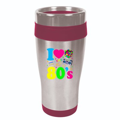 I Love The 80s Clothes Party Funny 16oz Travel Tumbler