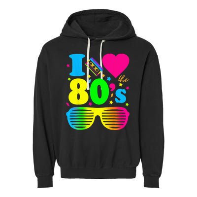 I Love The 80s Clothes For Women And Men Party Funny Garment-Dyed Fleece Hoodie