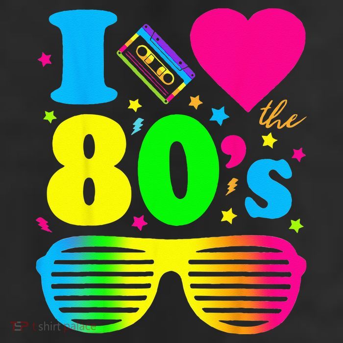 I Love The 80s Clothes For Women And Men Party Funny Beanie