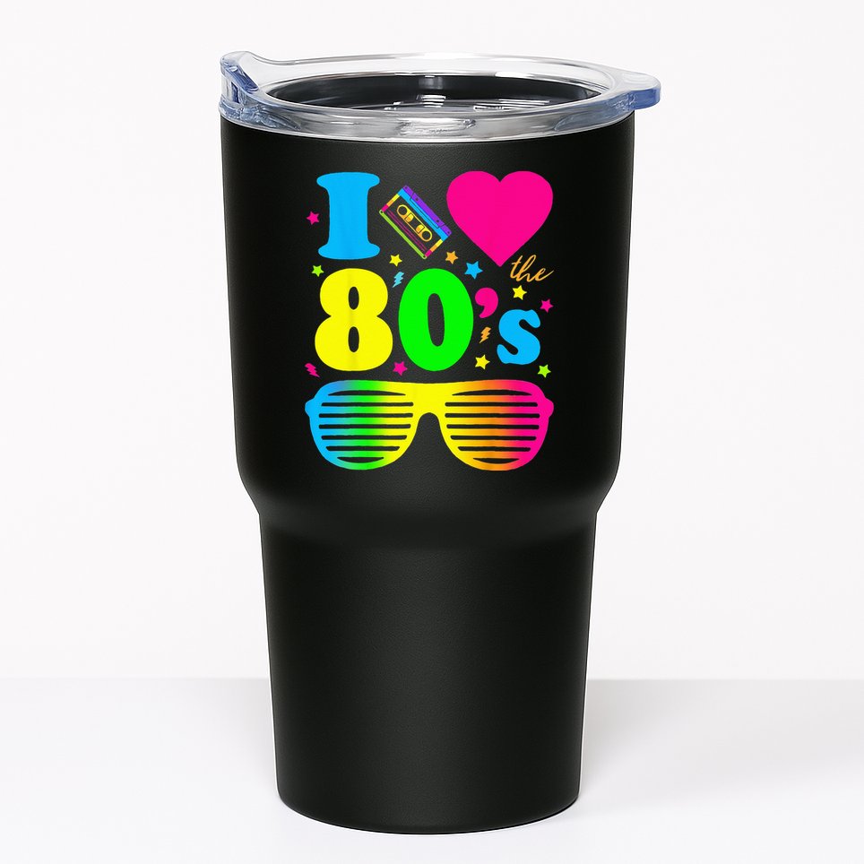 I Love The 80s Clothes For Women And Men Party Funny Tumbler