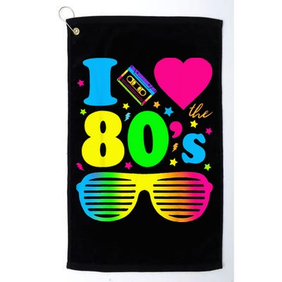 I Love The 80s Clothes For Women And Men Party Funny Golf Towel