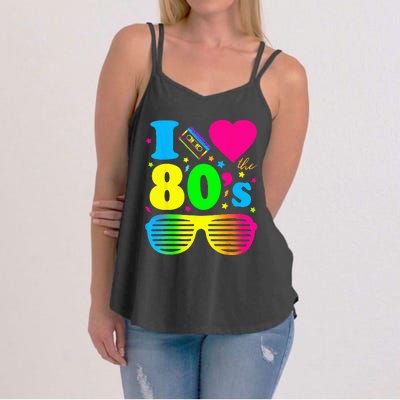 I Love The 80s Clothes For Women And Men Party Funny Women's Strappy Tank