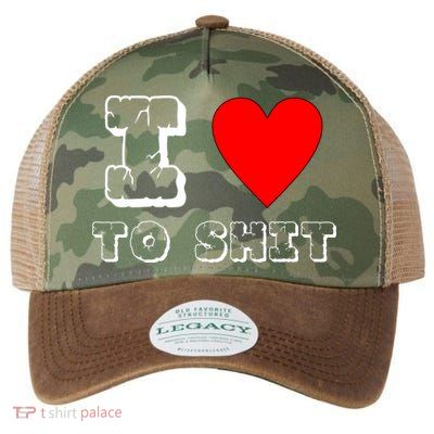 I Love To Shit Legacy Tie Dye Trucker Hat