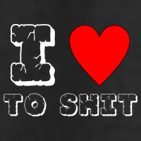 I Love To Shit 7 Panel Mesh Trucker Snapback Hat