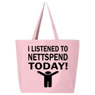 I Listened To Nettspend Today Concert Music 25L Jumbo Tote