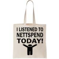 I Listened To Nettspend Today Concert Music Bag