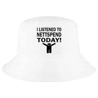 I Listened To Nettspend Today Concert Music Cool Comfort Performance Bucket Hat