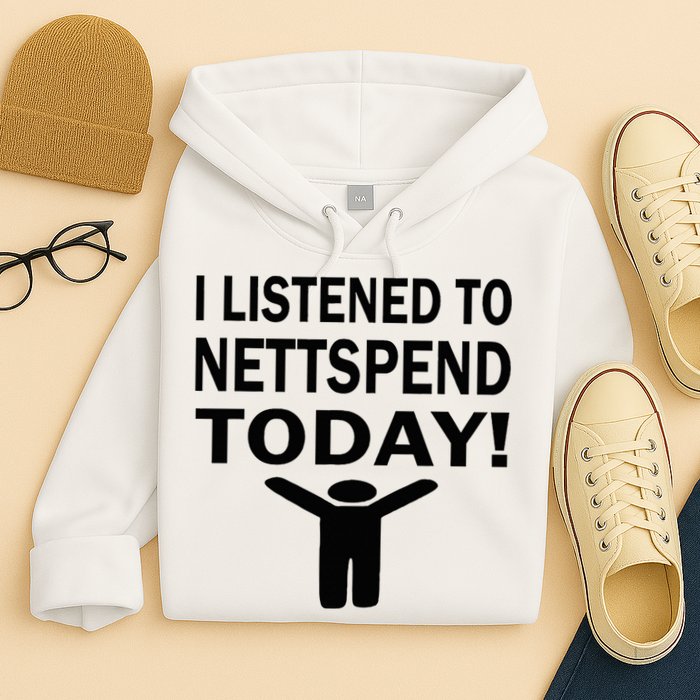 I Listened To Nettspend Today Concert Music Hoodie