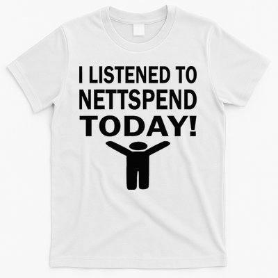 I Listened To Nettspend Today Concert Music T-Shirt