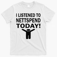 I Listened To Nettspend Today Concert Music T-Shirt