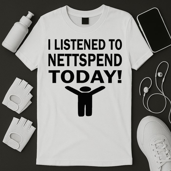 I Listened To Nettspend Today Concert Music T-Shirt