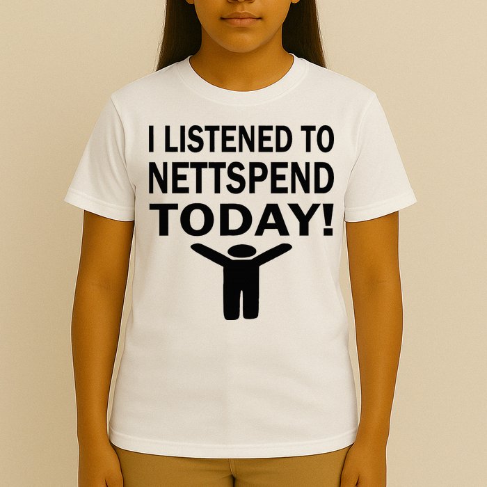 I Listened To Nettspend Today Concert Music T-Shirt