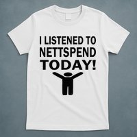 I Listened To Nettspend Today Concert Music T-Shirt