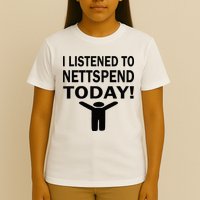 I Listened To Nettspend Today Concert Music T-Shirt