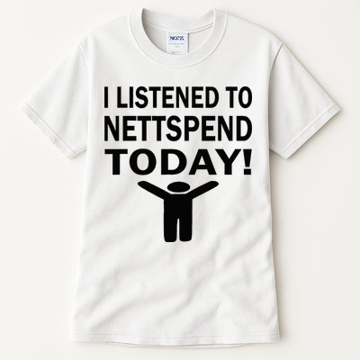 I Listened To Nettspend Today Concert Music Tall T-Shirt