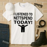 I Listened To Nettspend Today Concert Music Tall T-Shirt