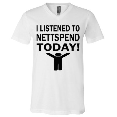 I Listened To Nettspend Today Concert Music V-Neck T-Shirt