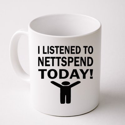 I Listened To Nettspend Today Concert Music Mug
