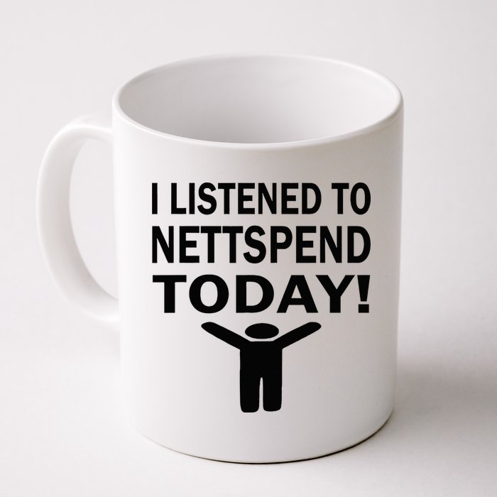 I Listened To Nettspend Today Concert Music Mug