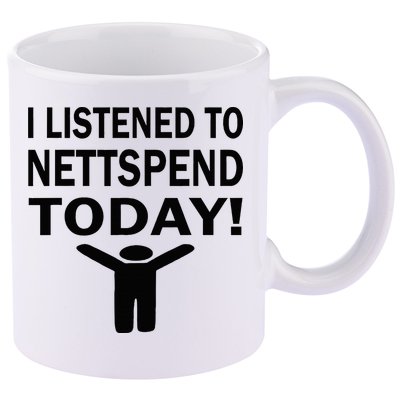 I Listened To Nettspend Today Concert Music 11oz C Handle Ceramic Mug