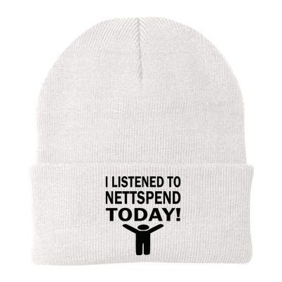 I Listened To Nettspend Today Concert Music Beanie