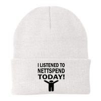 I Listened To Nettspend Today Concert Music Beanie