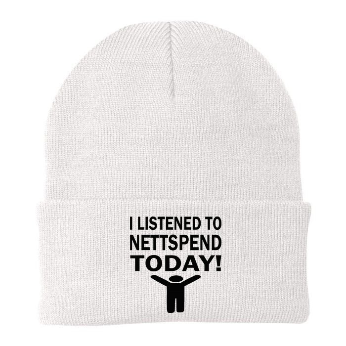 I Listened To Nettspend Today Concert Music Beanie