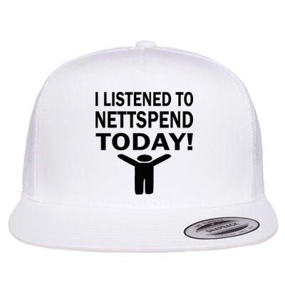 I Listened To Nettspend Today Concert Music Flatbill Hat