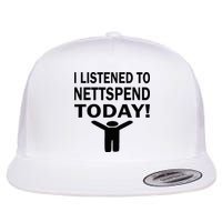 I Listened To Nettspend Today Concert Music Flatbill Hat