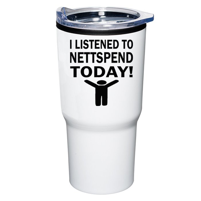 I Listened To Nettspend Today Concert Music Tumbler