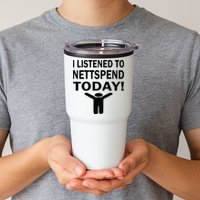 I Listened To Nettspend Today Concert Music Tumbler