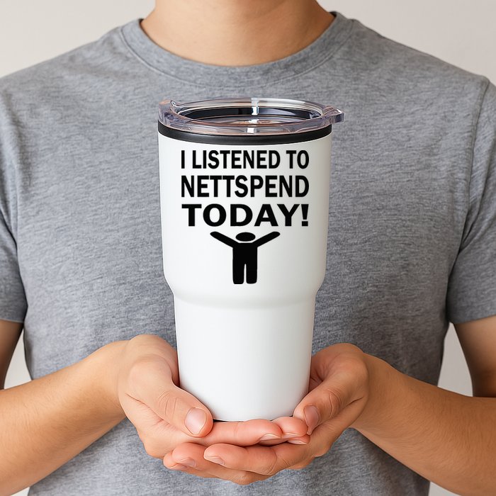 I Listened To Nettspend Today Concert Music Tumbler