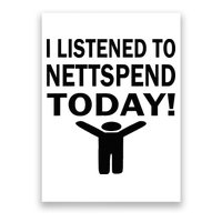 I Listened To Nettspend Today Concert Music Poster