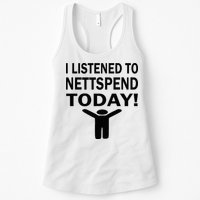I Listened To Nettspend Today Concert Music Womens Tank Top