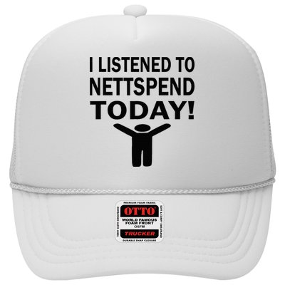 I Listened To Nettspend Today Concert Music Trucker Hat
