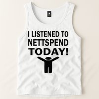 I Listened To Nettspend Today Concert Music Tank Top