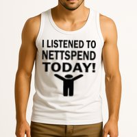 I Listened To Nettspend Today Concert Music Tank Top