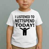 I Listened To Nettspend Today Concert Music Toddler T-Shirt