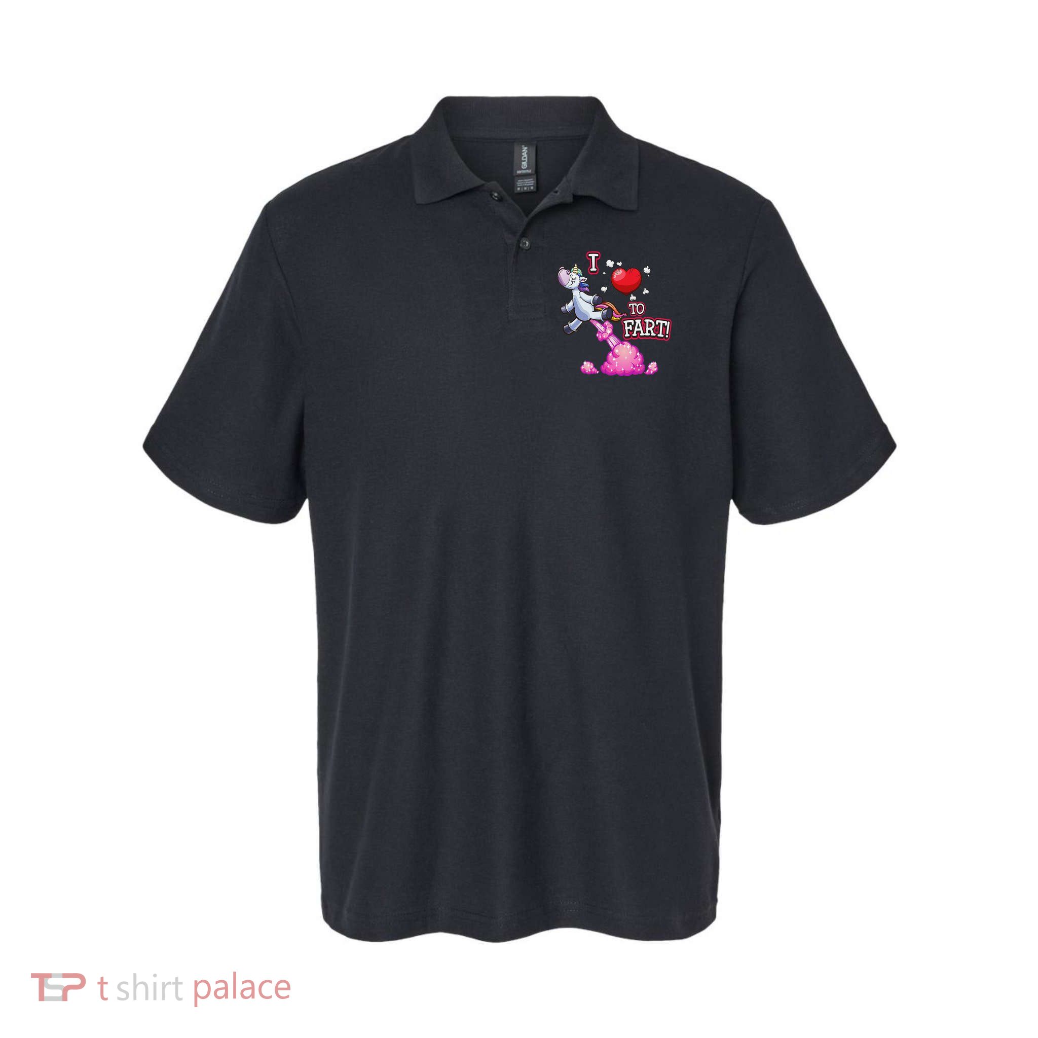 I Love To Fart A Unicorn Love Fart I Heart Fart Polo