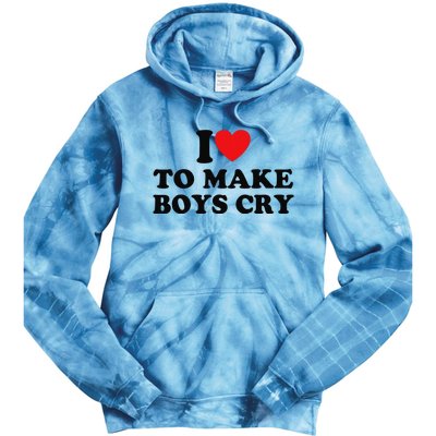 I Love To Make Cry Tie Dye Hoodie