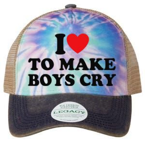 I Love To Make Cry Legacy Tie Dye Trucker Hat