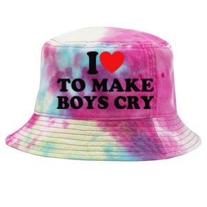 I Love To Make Cry Tie-Dyed Bucket Hat