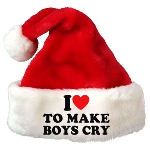 I Love To Make Cry Premium Christmas Santa Hat